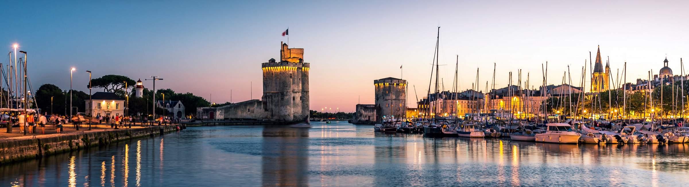 La ville de La Rochelle, près de Périgny où se situe l'agence d'emploi LR Intérim